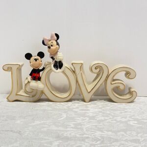 Lenox Disney Mickey & Minnie Mouse True LOVE Figurine 10" 827438 REPAIRED CHECK